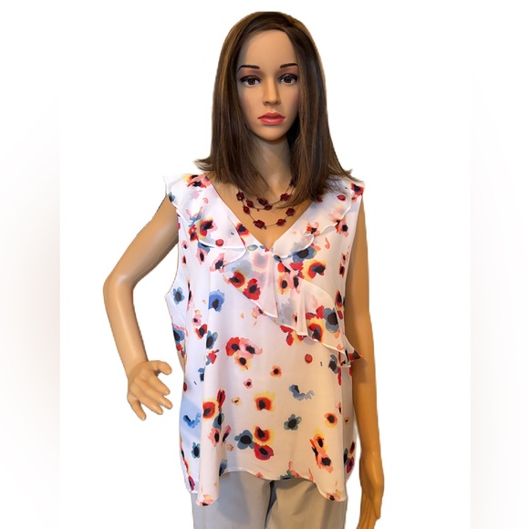 Halogen Sleeveless Blouse Size XL - Picture 2 of 10